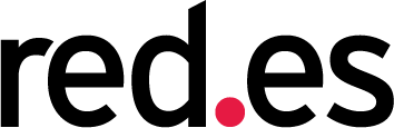 Logotipo de red.es, entidad pública que impulsa la transformación digital en España, con un diseño moderno y colores distintivos.